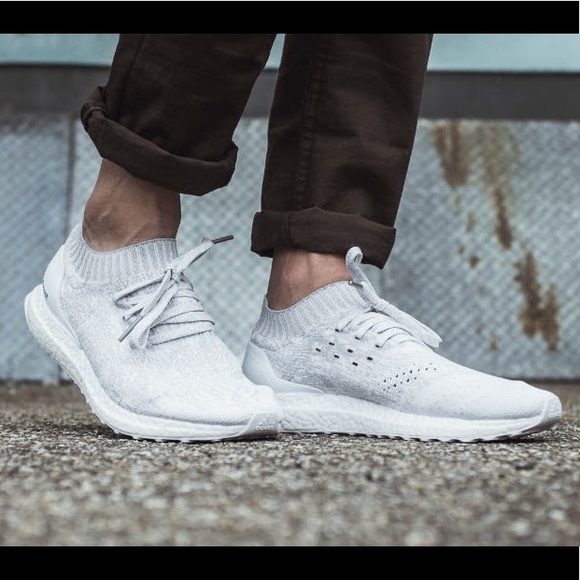 mens ultra boost uncaged white